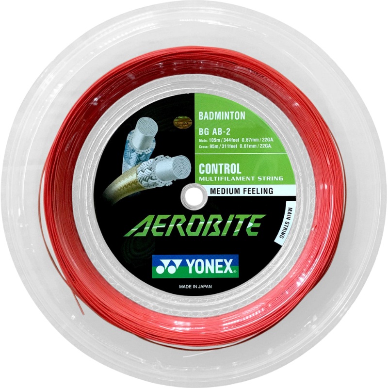 Yonex AEROBITE Badminton String – 200mm Reel