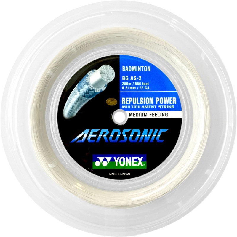 Yonex AEROSONIC Badminton String – 200mm Reel