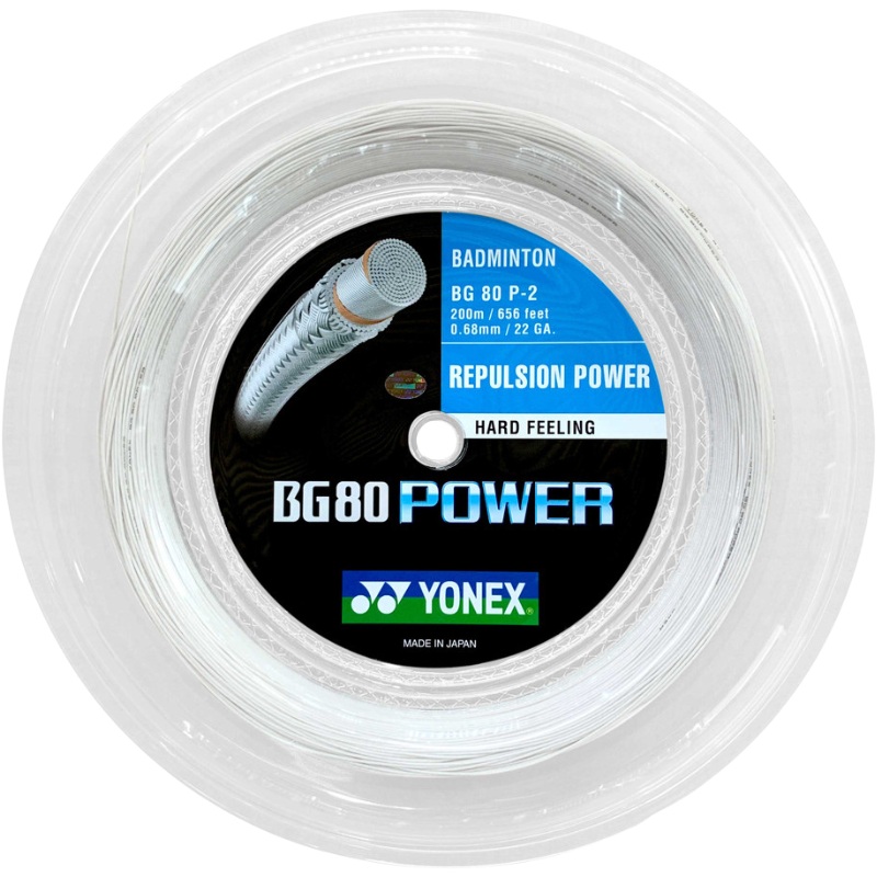 Yonex BG80 Power Badminton String – 200m Reel