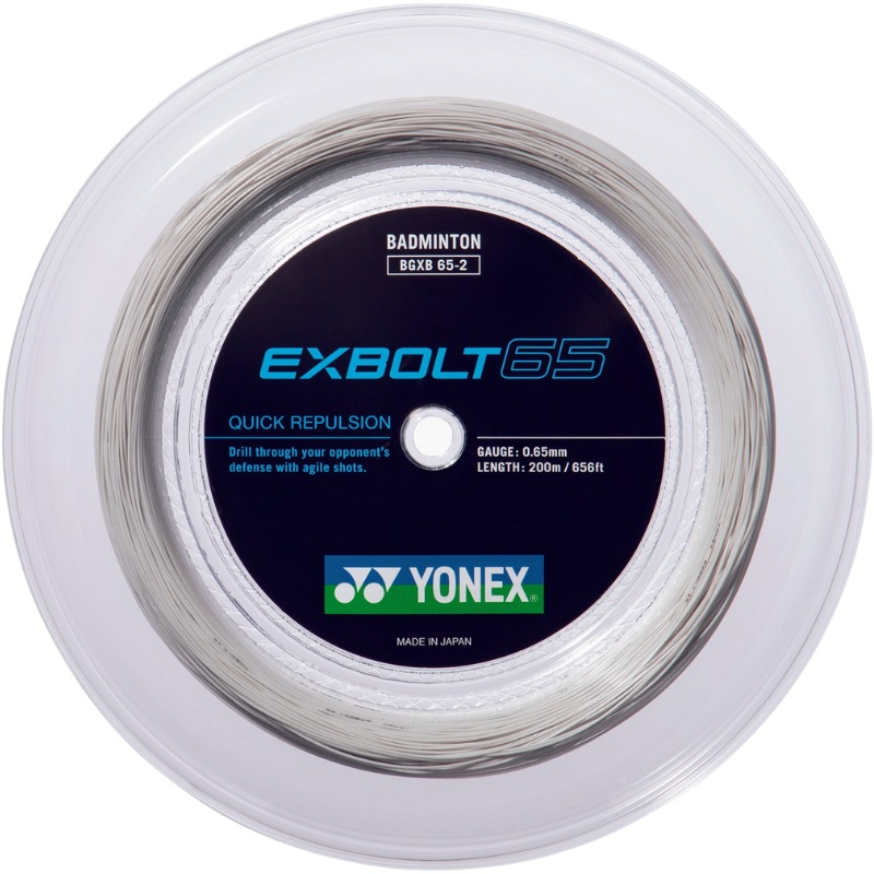 Yonex EXBOLT 65 Badminton String – 200m Reel