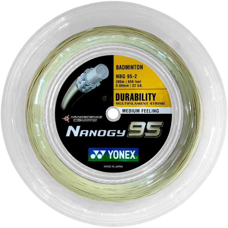 Yonex NANOGY 95 Badminton String – 200m Reel