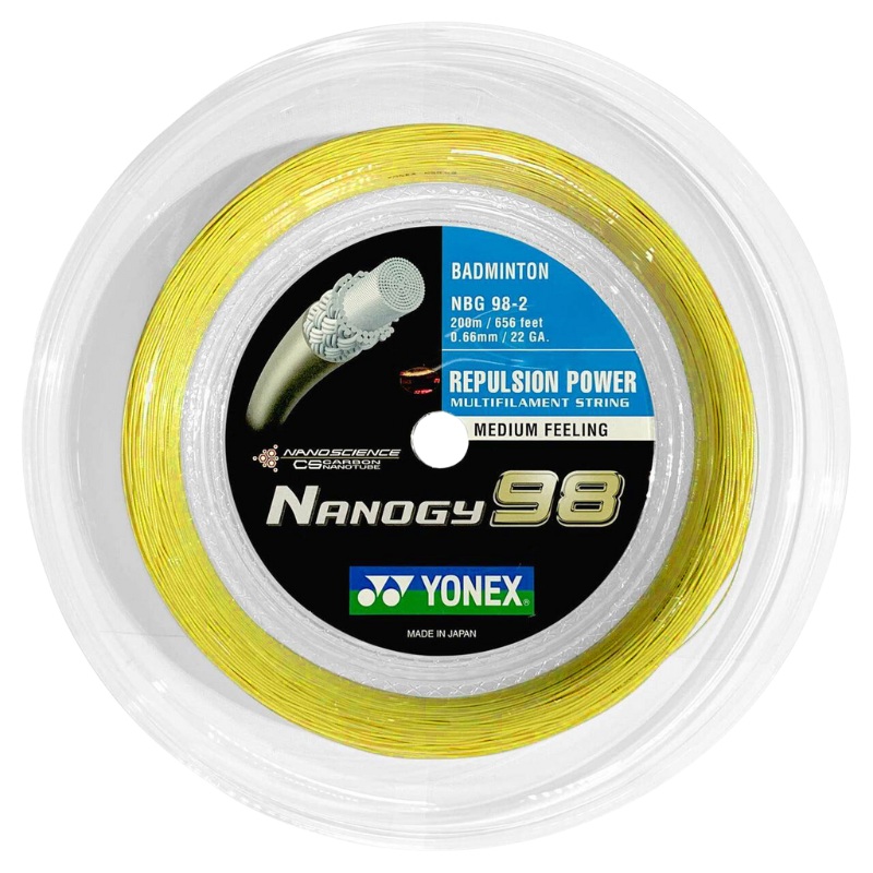 Yonex NANOGY 98 Badminton String – 200m Reel