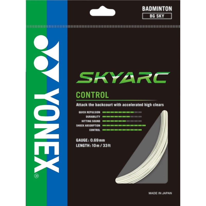 Yonex SKYARC Badminton String – 10m Set