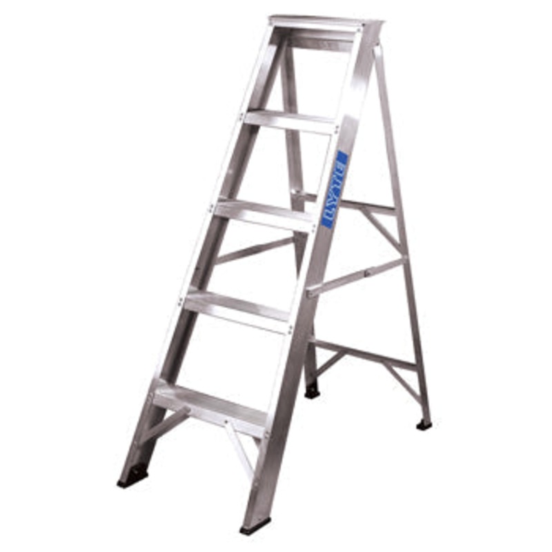 PAINTERS’ STEPS, ALUMINIUM, PAINTERS’ STEPS ALUMINIUM: CLASS 1, 8 Tread, Open Height 2m, Each
