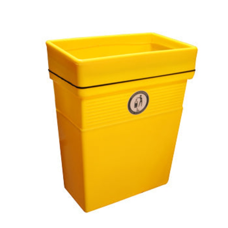 LITTER BINS, OPEN REGENT, Small, Black, Leafield Environmental, Each