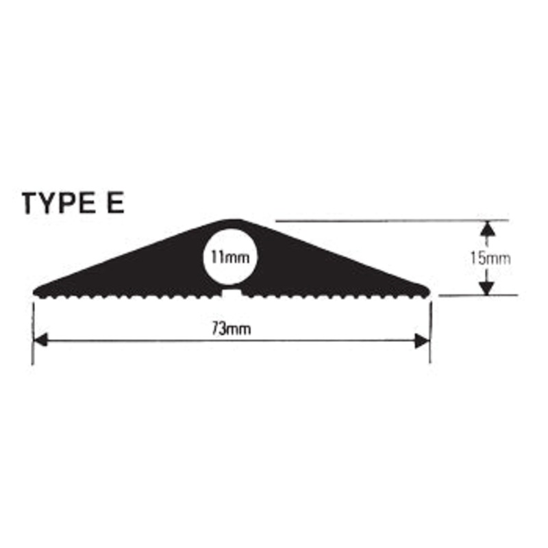 RUBBER CABLE PROTECTOR, Type E, Type E, Each