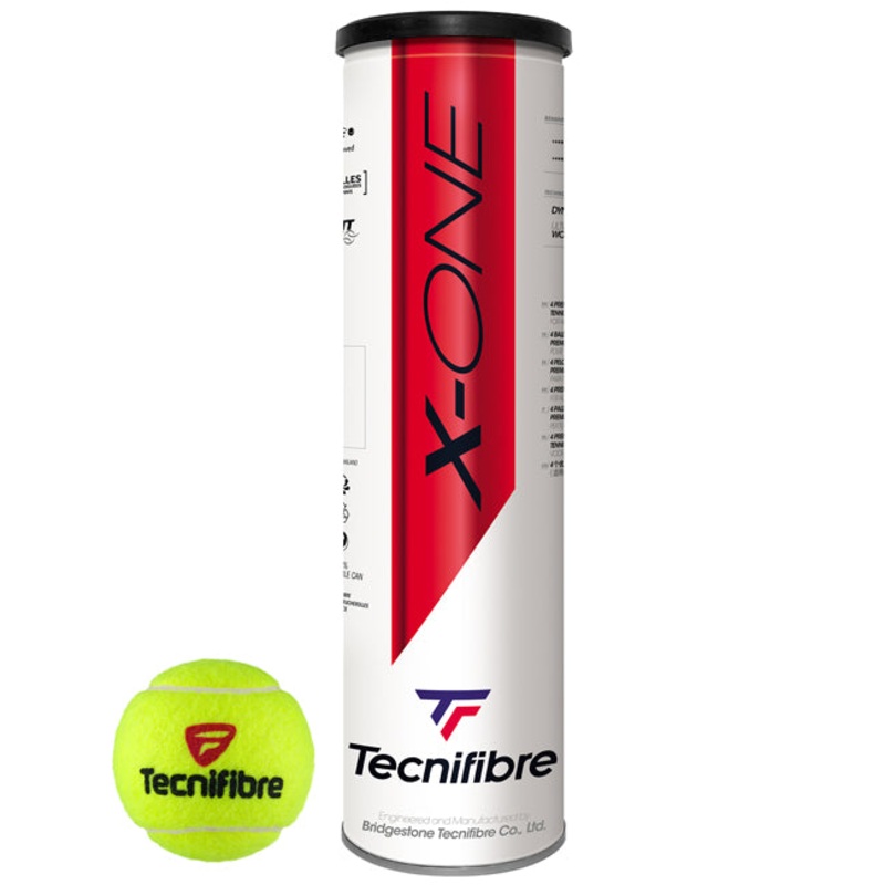 Tecnifibre X-One Tennis 4 Ball Tube