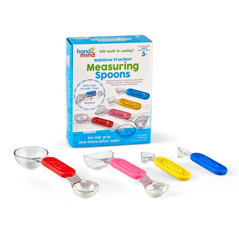 Rainbow Fraction Measuring Spoons