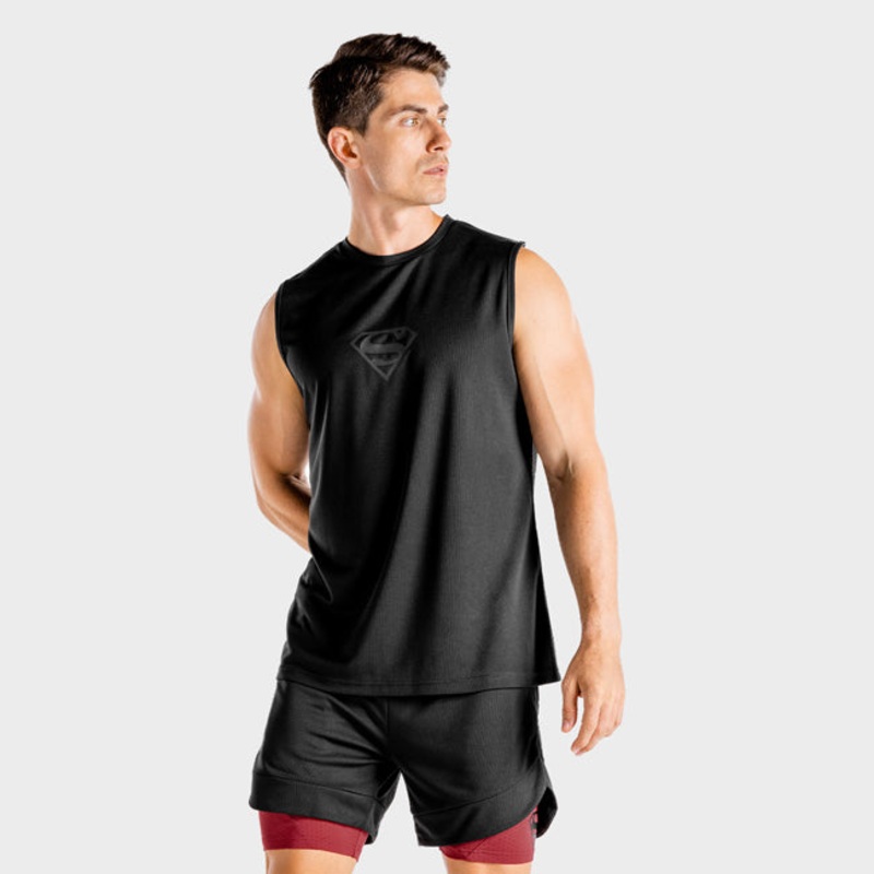 Squat Wolf Superman Tank DC Licenced