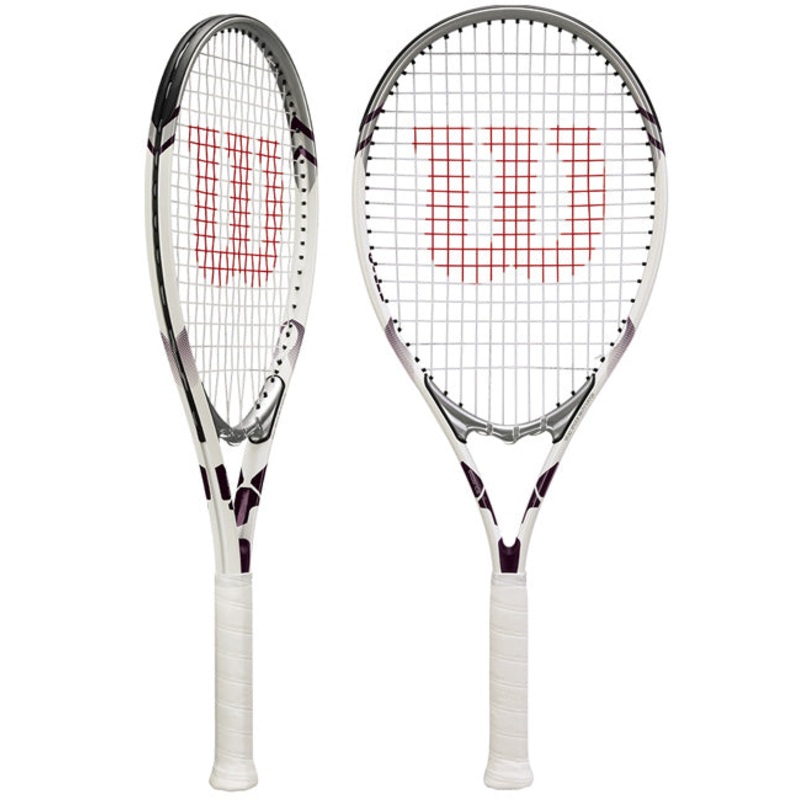 Wilson Essence Tennis Racquet|WHT/PUR|4 3/8