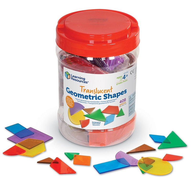 Bucket of Translucent Shapes