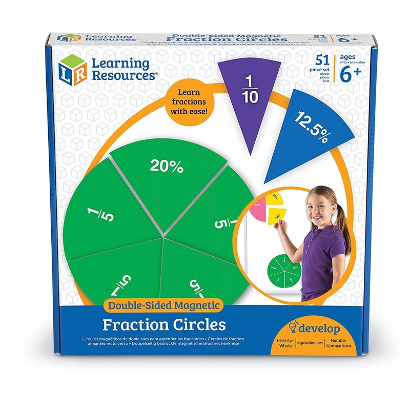 Giant Double-Sided Magnetic Fraction Circles