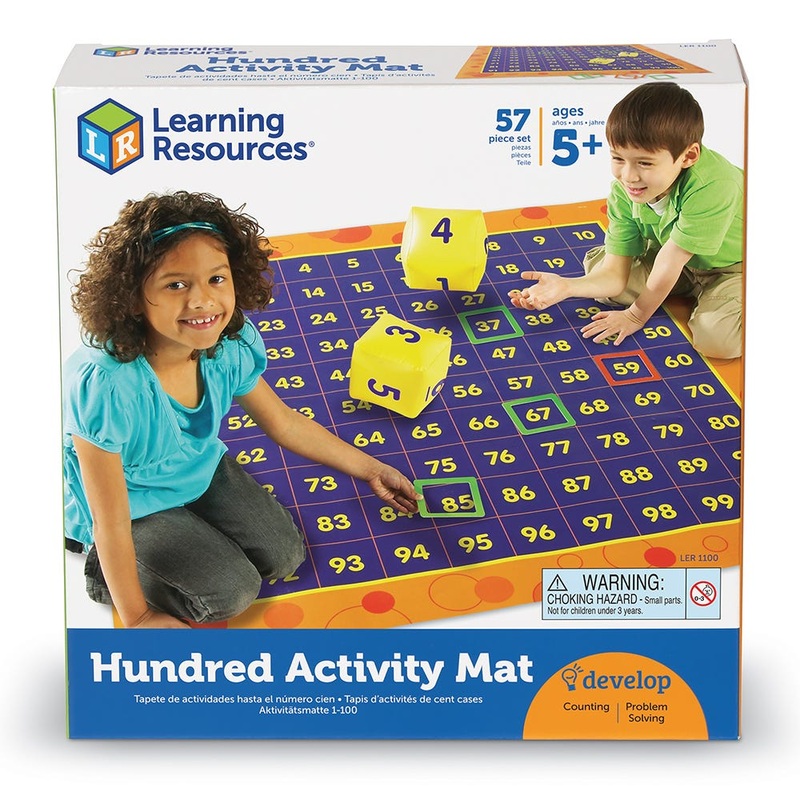 Hip Hoppin’ Hundred Mat Activity Set