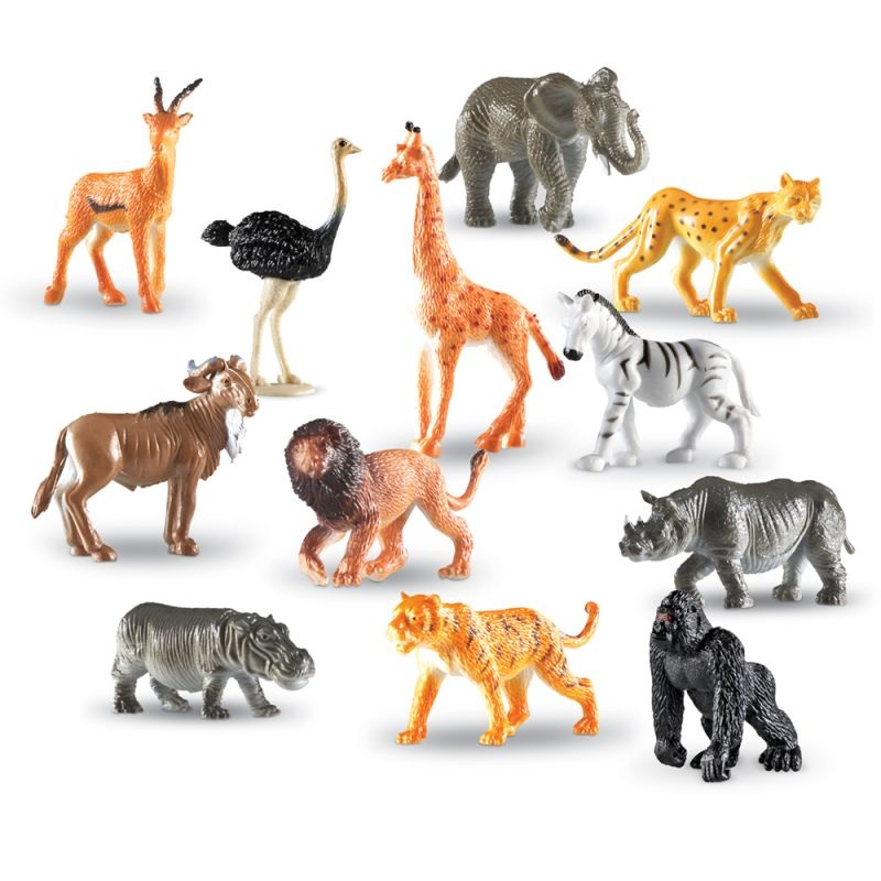 Jungle Animal Counters, Set of 60