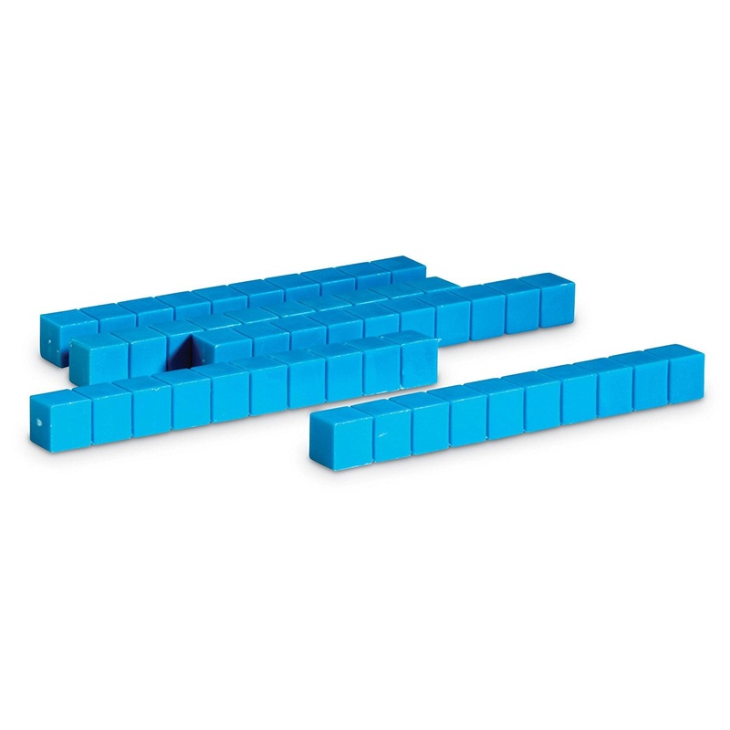 Plastic Base Ten Rods, Set of 50