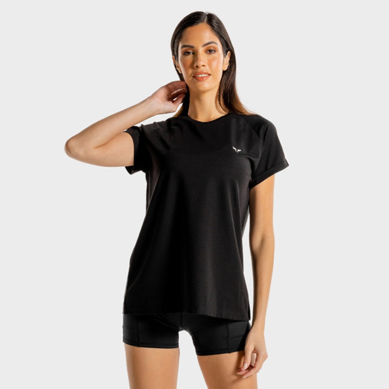 Squat Wolf Womens Core Loose Fit Tee