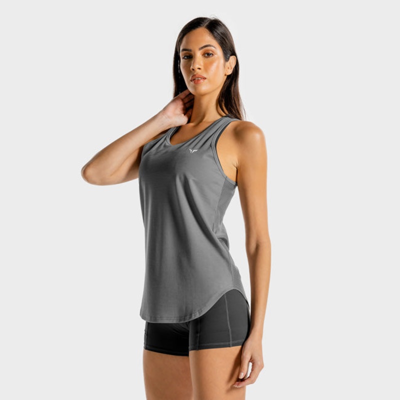 Squat Wolf Womens Core Tank|BLK|GRY|XS|S|M|L|XL