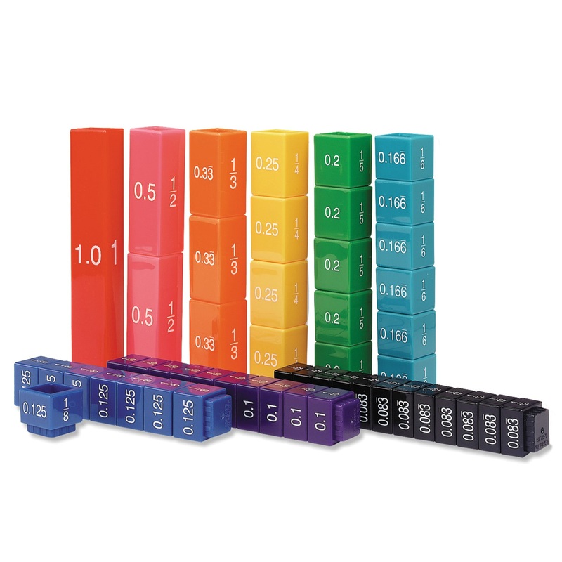 Fraction Tower Equivalency Cubes
