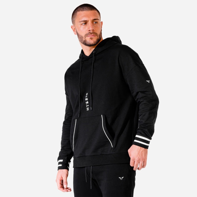 Squat Wolf Mens Hybrid Vertical Hoodie