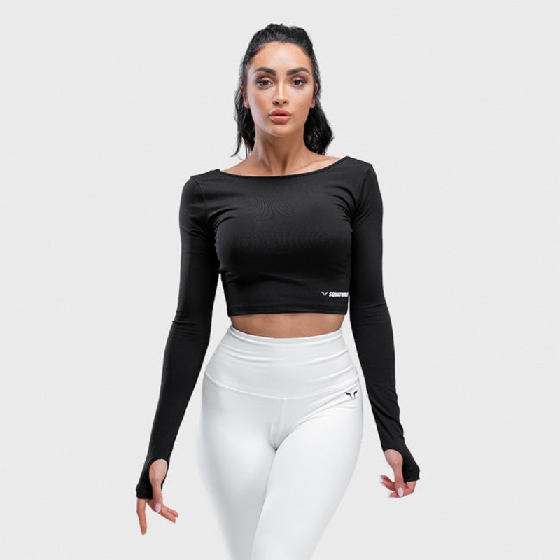 Squat Wolf Warrior Crop Tee|BLK|XS|S|M|L|ML|XL|XXL