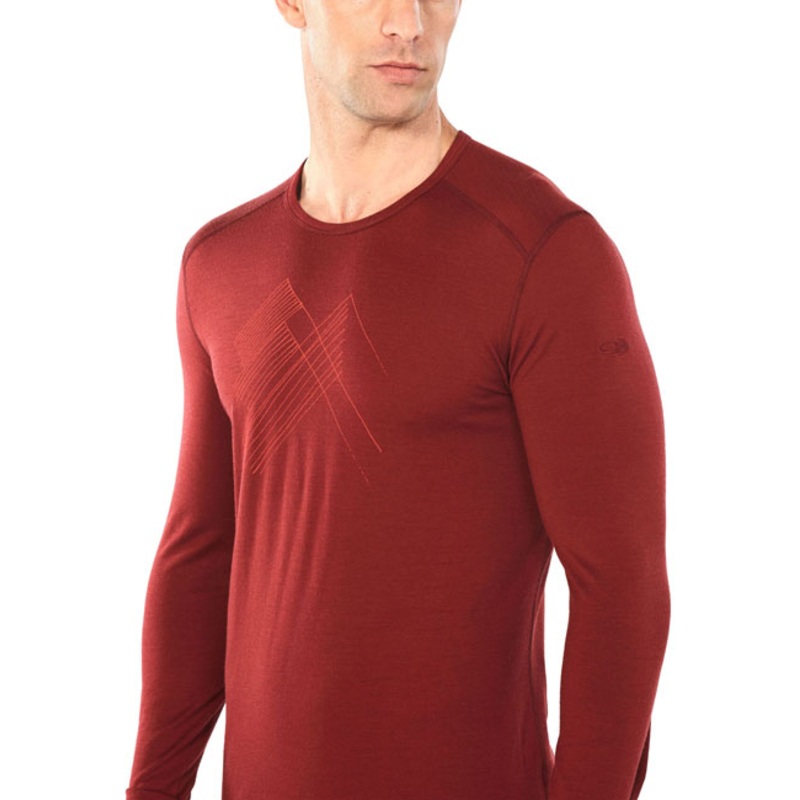 Icebreaker Mens 200 Oasis LS Snap Head