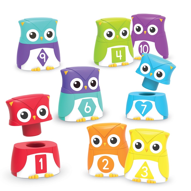 Snap-n-Learn Rainbow Owls