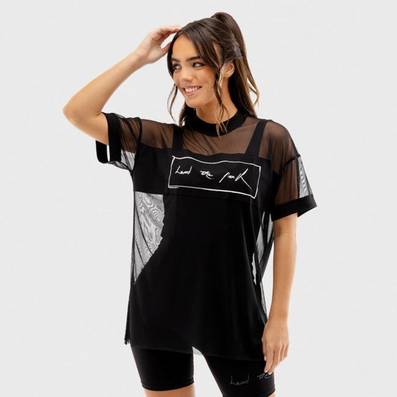 Squat Wolf Womens Vibe Mesh Tee