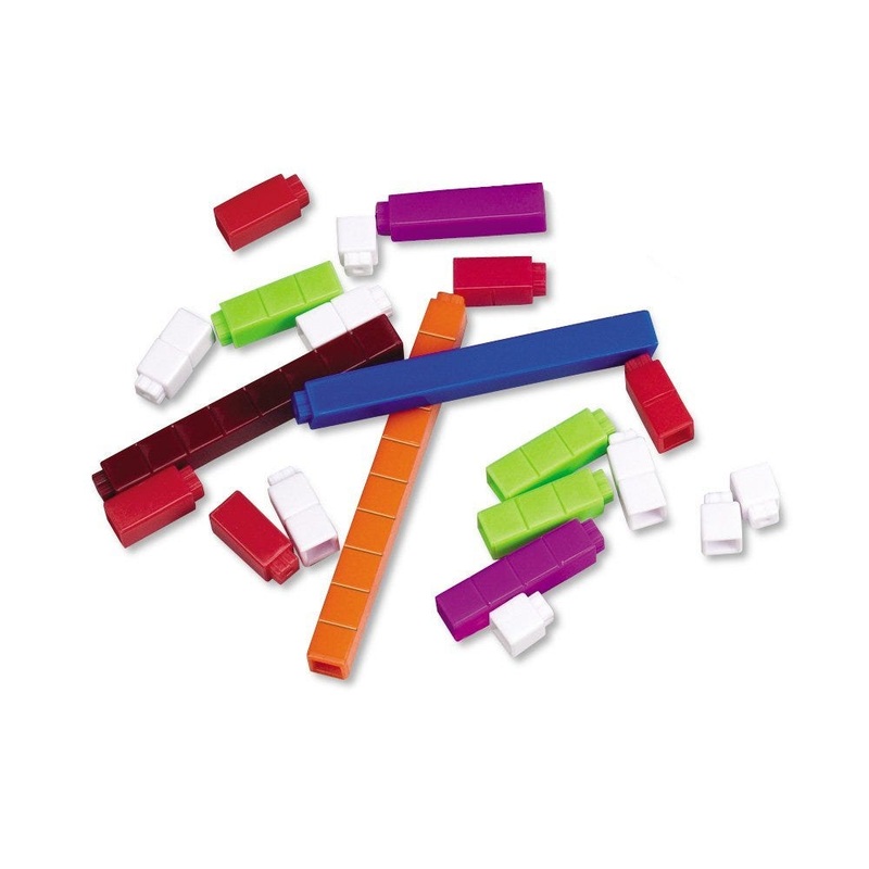 Connecting Cuisenaire Rods Intro Set, Set of 74