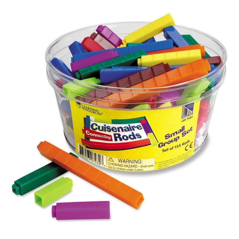 Connecting Cuisenaire Rods Small Group Set, Set of 155