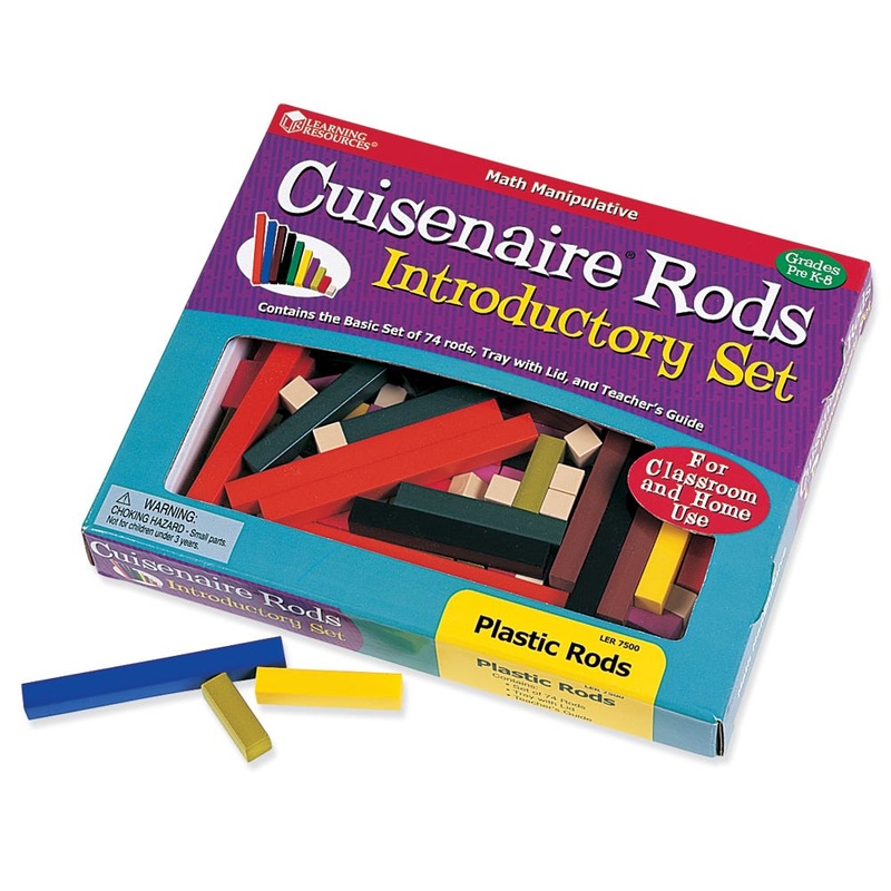 Cuisenaire Rods Introductory Set, Plastic