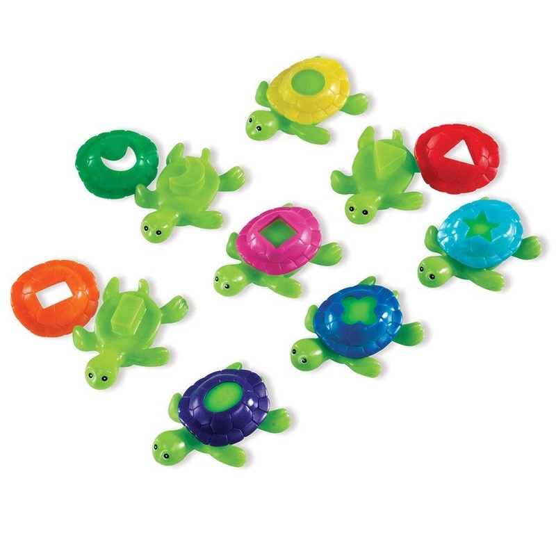 Smart Splash Shape Shell Turtles, Set of 16