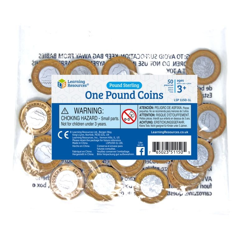 1 Pound UK Coins Set of 50