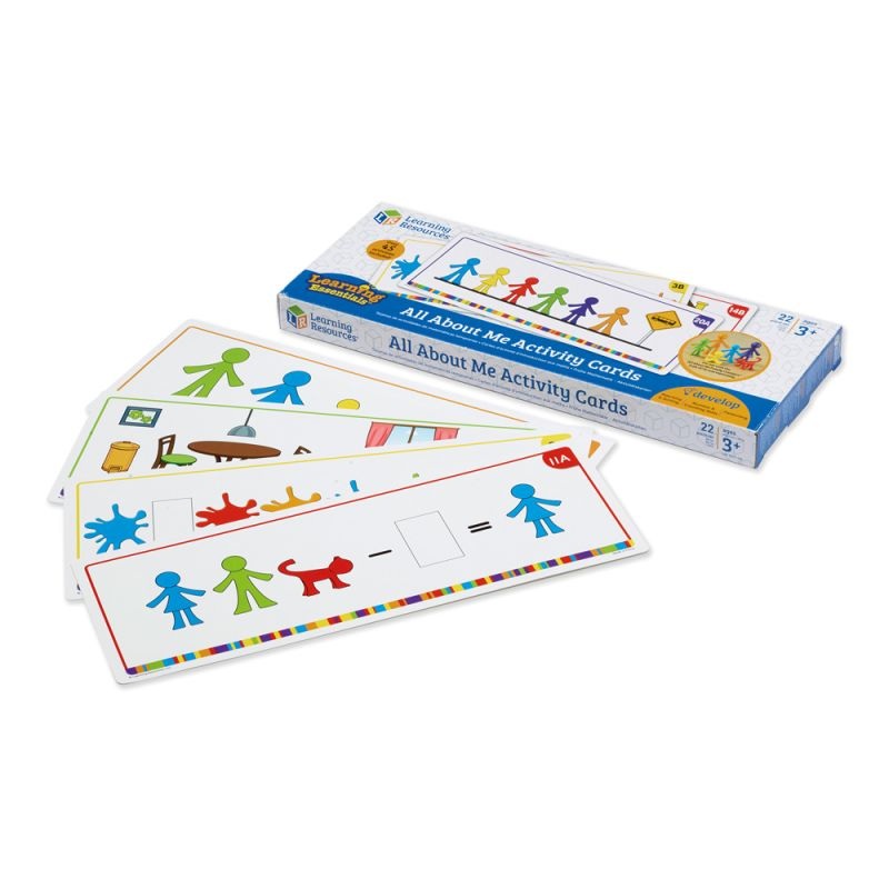 All About Me Family Counters Activity Cards