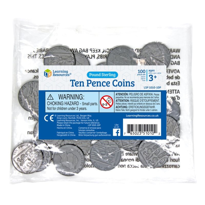 Bag of UK Coins 100 x 10 Pence