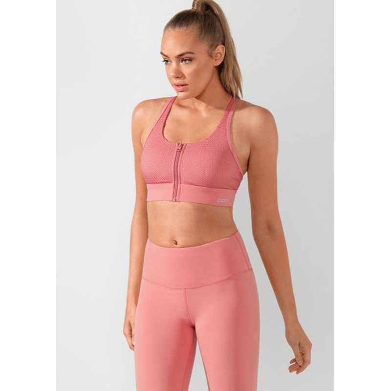 Lorna Jane Support Bra Zip Front