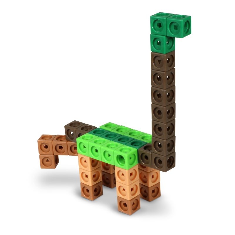 Mathlink Cubes Early Maths Activity Set – Dino Time
