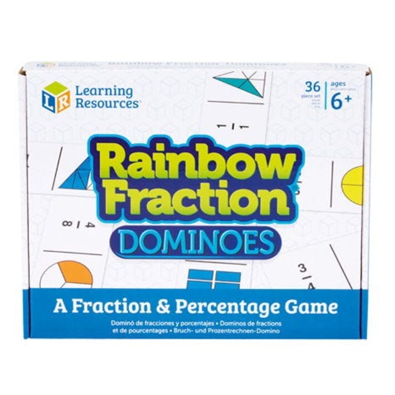 Rainbow Fraction Dominoes