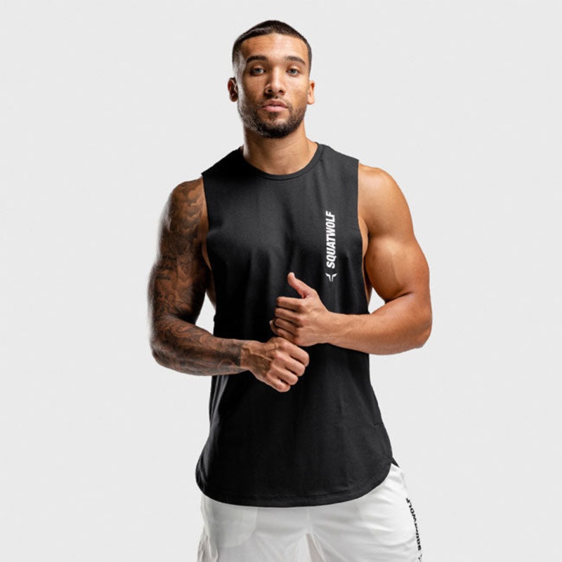 Squat Wolf Mens Warriors Cut-Off String