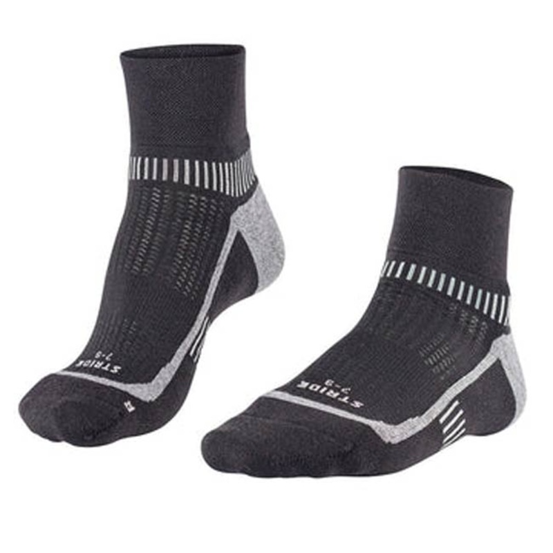 Falke Run Anklet Stride Socks|BLK/GRY|Wht/Gry|S|M|L