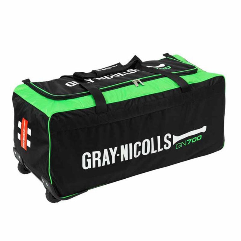 Gray Nicolls 700 Wheelie Bag|BLK|RED|BLK/GREEN