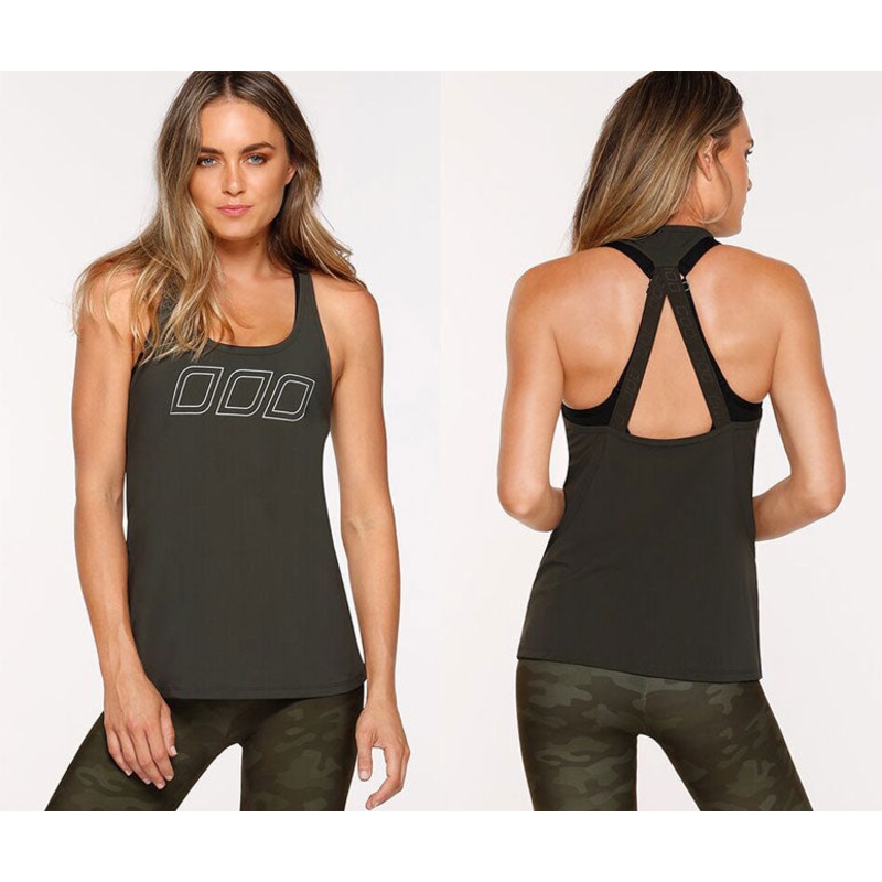 Lorna Jane Iconic Excel Tank|OLIVE|XS|S|M|L|XL