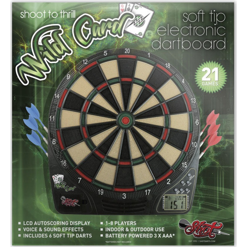 Shot Darts Wild Card Soft Tip Electronic