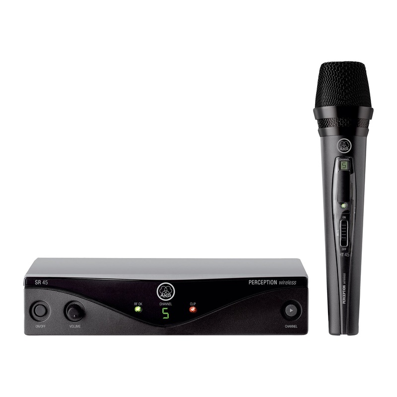 Akg Perception Wireless Microphone Set – Vocal Set Handheld Microphone