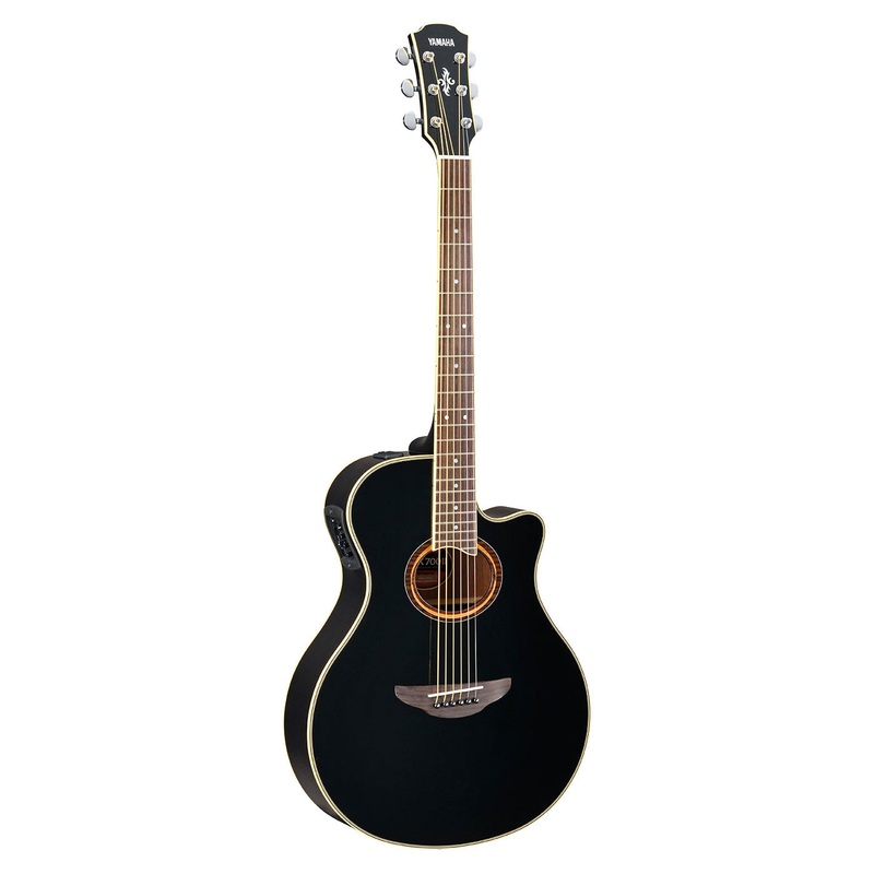 Yamaha Apx700 Electric Acoustic Guitar – Black Gloss