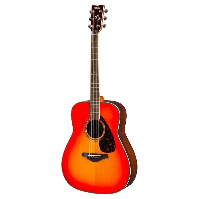 Yamaha Fg830 Dreadnought Acoustic Guitar – Autumn Burst