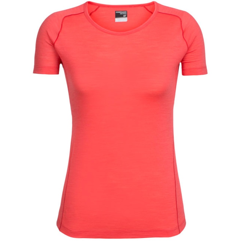 ICEBREAKER WOMEN ZEAL SHORT SLEEVE CREWE