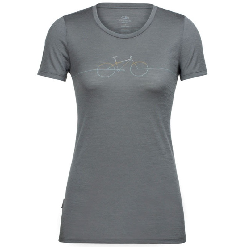 ICEBREAKER WOMENS TECHLITE CREWE CADENCE