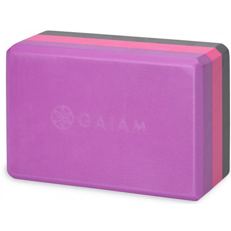 Gaiam Tri-Colour Yoga Block