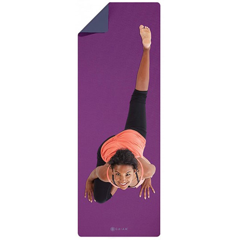 GAIAM YOGA MAT ULTRA STICKY GRAPE 6mm