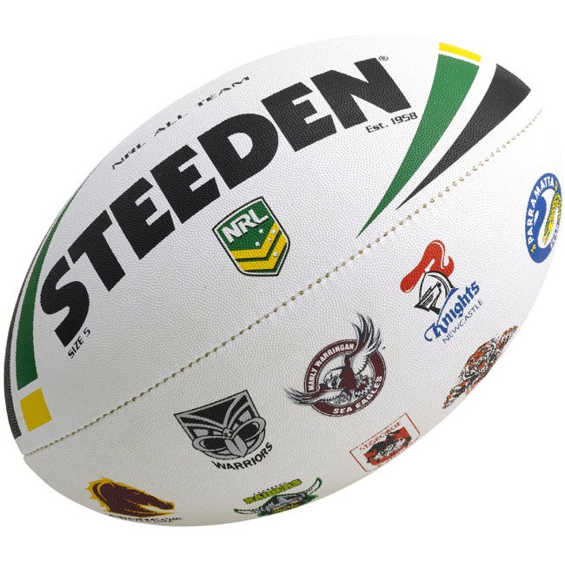 STEEDEN NRL ALL TEAM LOGO BALL